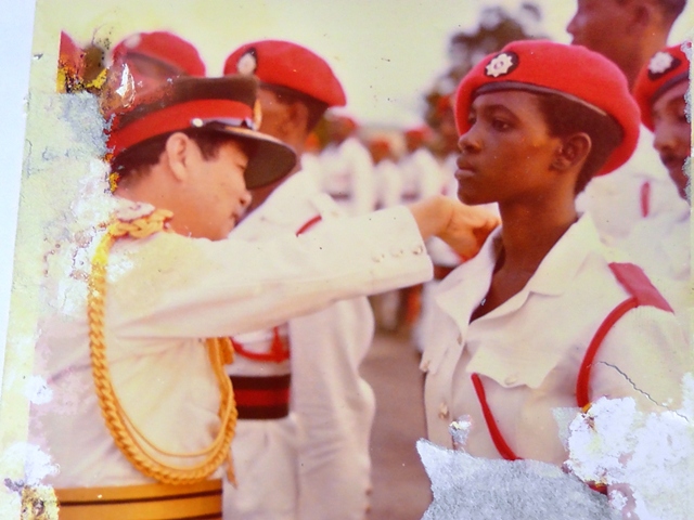 Lt. Verian Mentis,Guyana GDF Female Officers Course 6 1976, army corps history, GDF women's army