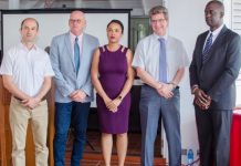 MARITIME ECONOMY Team discussing Guyana's Maritime economy development