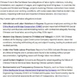 CHINA WEST INDIES WORKER VIOLATION